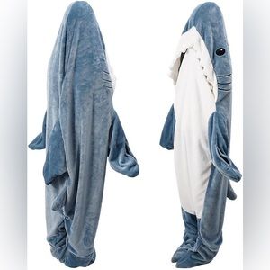 KIDS SHARK BLANKET ONESIE